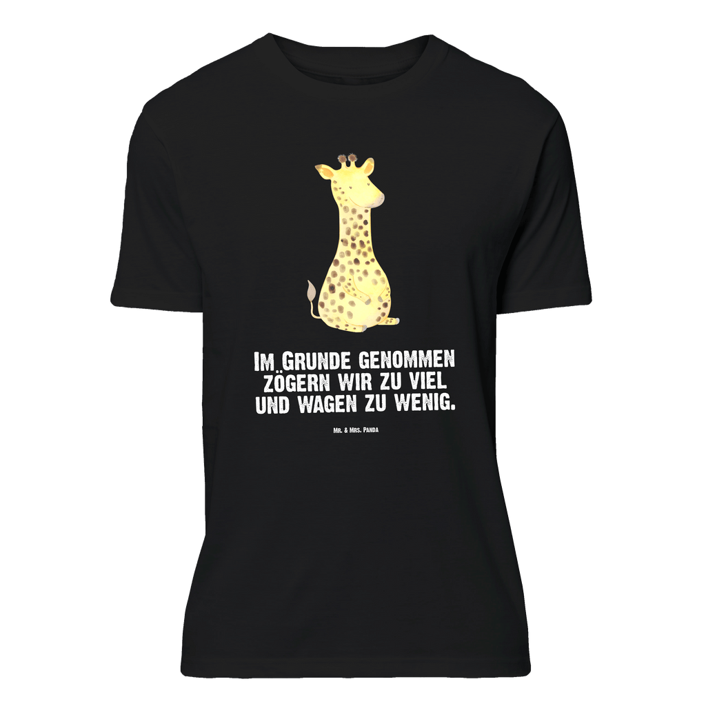 T-Shirt Standard Giraffe Zufrieden T-Shirt, Shirt, Tshirt, Lustiges T-Shirt, T-Shirt mit Spruch, Party, Junggesellenabschied, Jubiläum, Geburstag, Herrn, Damen, Männer, Frauen, Schlafshirt, Nachthemd, Sprüche, Afrika, Wildtiere, Giraffe, Zufrieden, Glück, Abenteuer