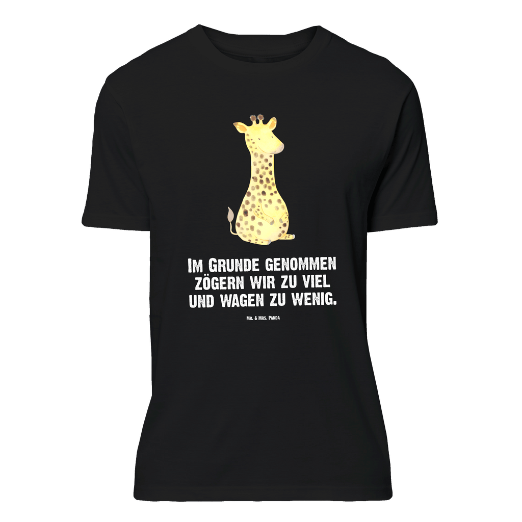 T-Shirt Standard Giraffe Zufrieden T-Shirt, Shirt, Tshirt, Lustiges T-Shirt, T-Shirt mit Spruch, Party, Junggesellenabschied, Jubiläum, Geburstag, Herrn, Damen, Männer, Frauen, Schlafshirt, Nachthemd, Sprüche, Afrika, Wildtiere, Giraffe, Zufrieden, Glück, Abenteuer