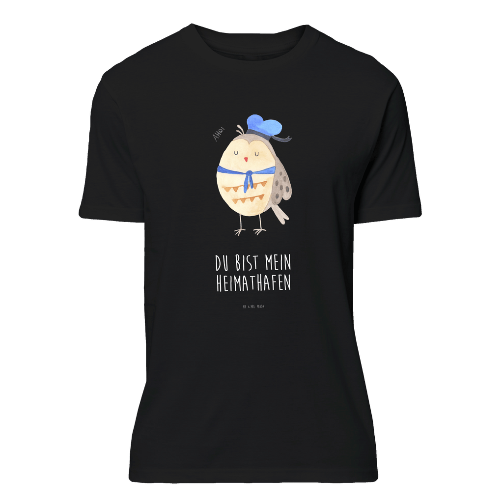 T-Shirt Standard Eule Matrose T-Shirt, Shirt, Tshirt, Lustiges T-Shirt, T-Shirt mit Spruch, Party, Junggesellenabschied, Jubiläum, Geburstag, Herrn, Damen, Männer, Frauen, Schlafshirt, Nachthemd, Sprüche, Eule, Eule Spruch, Eule Deko, Owl, Wortspiel lustig, Matrose, Freundin, Ehe, Seefahrer, Heimathafen, Hochzeitstag Geschenk