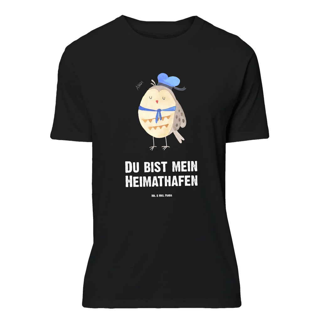 T-Shirt Standard Eule Matrose T-Shirt, Shirt, Tshirt, Lustiges T-Shirt, T-Shirt mit Spruch, Party, Junggesellenabschied, Jubiläum, Geburstag, Herrn, Damen, Männer, Frauen, Schlafshirt, Nachthemd, Sprüche, Eule, Eule Spruch, Eule Deko, Owl, Wortspiel lustig, Matrose, Freundin, Ehe, Seefahrer, Heimathafen, Hochzeitstag Geschenk