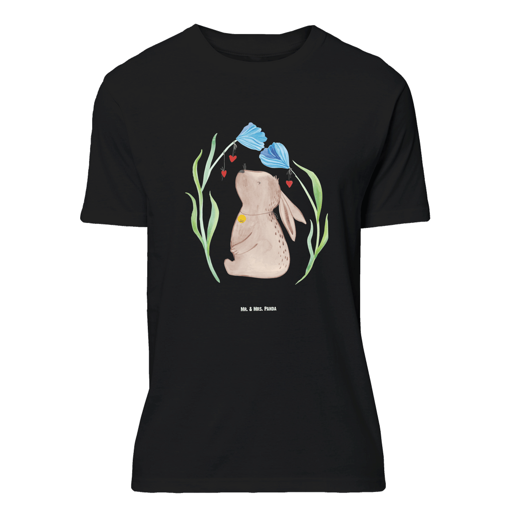 T-Shirt Standard Hase Blume T-Shirt, Shirt, Tshirt, Lustiges T-Shirt, T-Shirt mit Spruch, Party, Junggesellenabschied, Jubiläum, Geburstag, Herrn, Damen, Männer, Frauen, Schlafshirt, Nachthemd, Sprüche, Ostern, Osterhase, Ostergeschenke, Osternest, Osterdeko, Geschenke zu Ostern, Ostern Geschenk, Ostergeschenke Kinder, Ostern Kinder, Hase, Kaninchen, Kind, Taufe, Taufgeschenk, Geburt, Schwangerschaft, erstes Kind, Kindergeburtstag, Geburtstag, Hoffnung, Träume