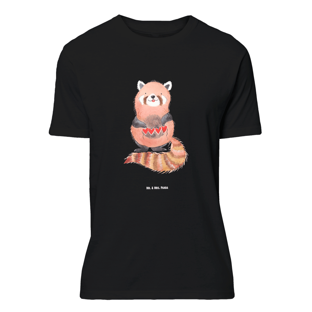 T-Shirt Standard Roter Panda T-Shirt, Shirt, Tshirt, Lustiges T-Shirt, T-Shirt mit Spruch, Party, Junggesellenabschied, Jubiläum, Geburstag, Herrn, Damen, Männer, Frauen, Schlafshirt, Nachthemd, Sprüche, Tiermotive, Gute Laune, lustige Sprüche, Tiere, Panda, Liebe, Rot, Herz, Liebling, Lieblingsmensch