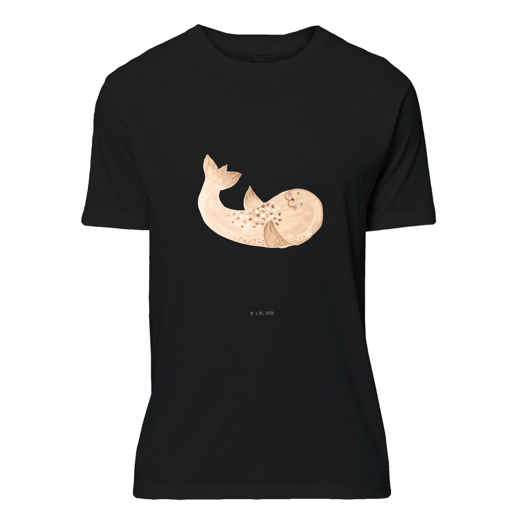 T-Shirt Standard Robbe Liegen T-Shirt, Shirt, Tshirt, Lustiges T-Shirt, T-Shirt mit Spruch, Party, Junggesellenabschied, Jubiläum, Geburstag, Herrn, Damen, Männer, Frauen, Schlafshirt, Nachthemd, Sprüche, Tiermotive, Gute Laune, lustige Sprüche, Tiere, Robbe, Robben, Seehund, Strand, Meerestier, Ostsee, Nordsee, Lachen, Freude