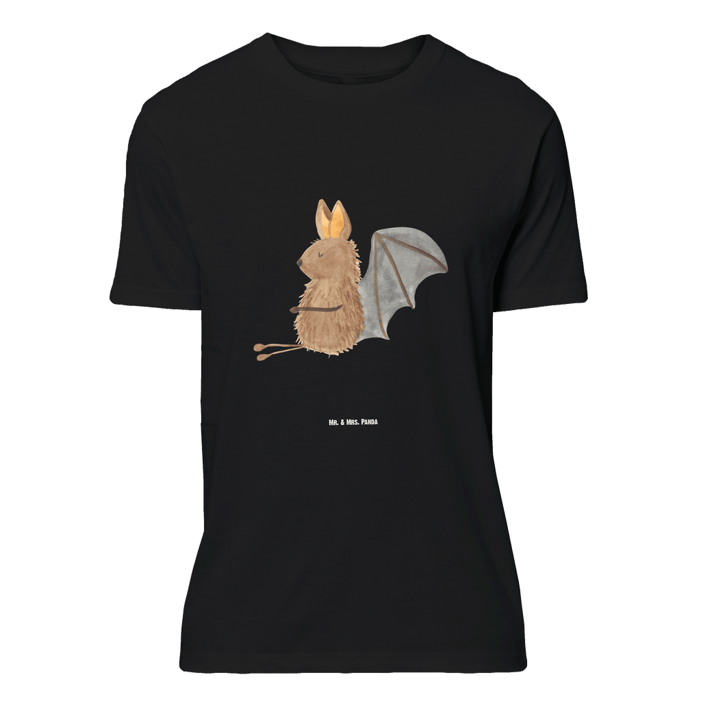 T-Shirt Standard Fledermaus Sitzen T-Shirt, Shirt, Tshirt, Lustiges T-Shirt, T-Shirt mit Spruch, Party, Junggesellenabschied, Jubiläum, Geburstag, Herrn, Damen, Männer, Frauen, Schlafshirt, Nachthemd, Sprüche, Tiermotive, Gute Laune, lustige Sprüche, Tiere, Fledermaus, Fledermäuse, Motivation, entspannen