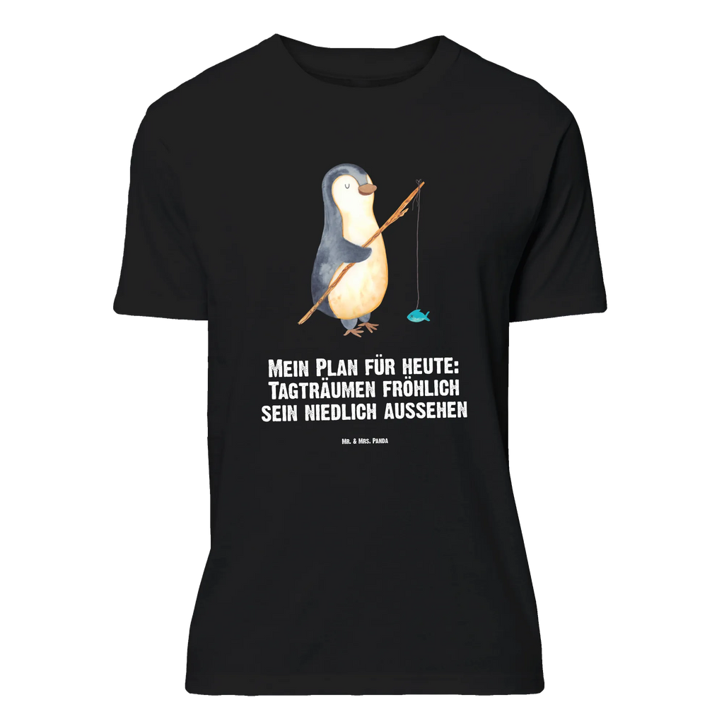 T-Shirt Standard Pinguin Angler T-Shirt, Shirt, Tshirt, Lustiges T-Shirt, T-Shirt mit Spruch, Party, Junggesellenabschied, Jubiläum, Geburstag, Herrn, Damen, Männer, Frauen, Schlafshirt, Nachthemd, Sprüche, Pinguin, Pinguine, Angeln, Angler, Tagträume, Hobby, Plan, Planer, Tagesplan, Neustart, Motivation, Geschenk, Freundinnen, Geschenkidee, Urlaub, Wochenende