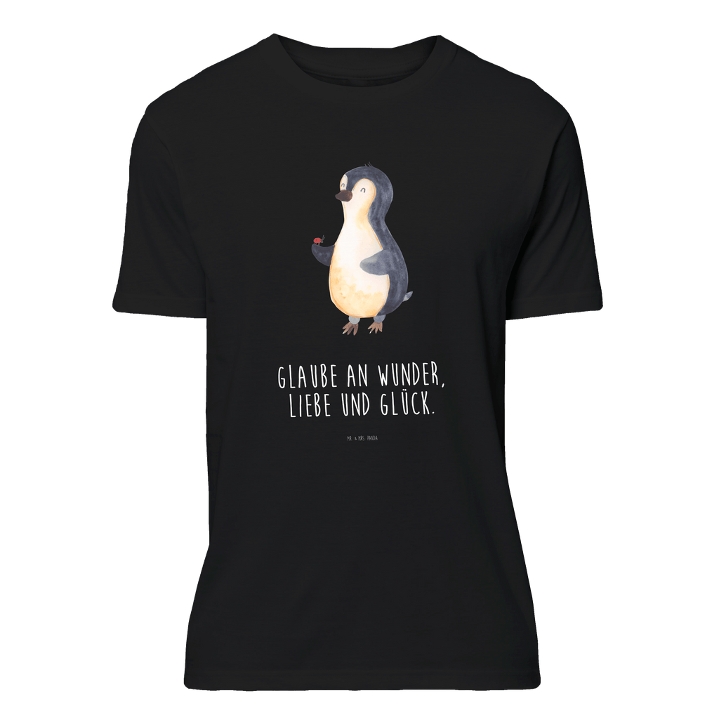 T-Shirt Standard Pinguin Marienkäfer T-Shirt, Shirt, Tshirt, Lustiges T-Shirt, T-Shirt mit Spruch, Party, Junggesellenabschied, Jubiläum, Geburstag, Herrn, Damen, Männer, Frauen, Schlafshirt, Nachthemd, Sprüche, Pinguin, Pinguine, Marienkäfer, Liebe, Wunder, Glück, Freude, Lebensfreude