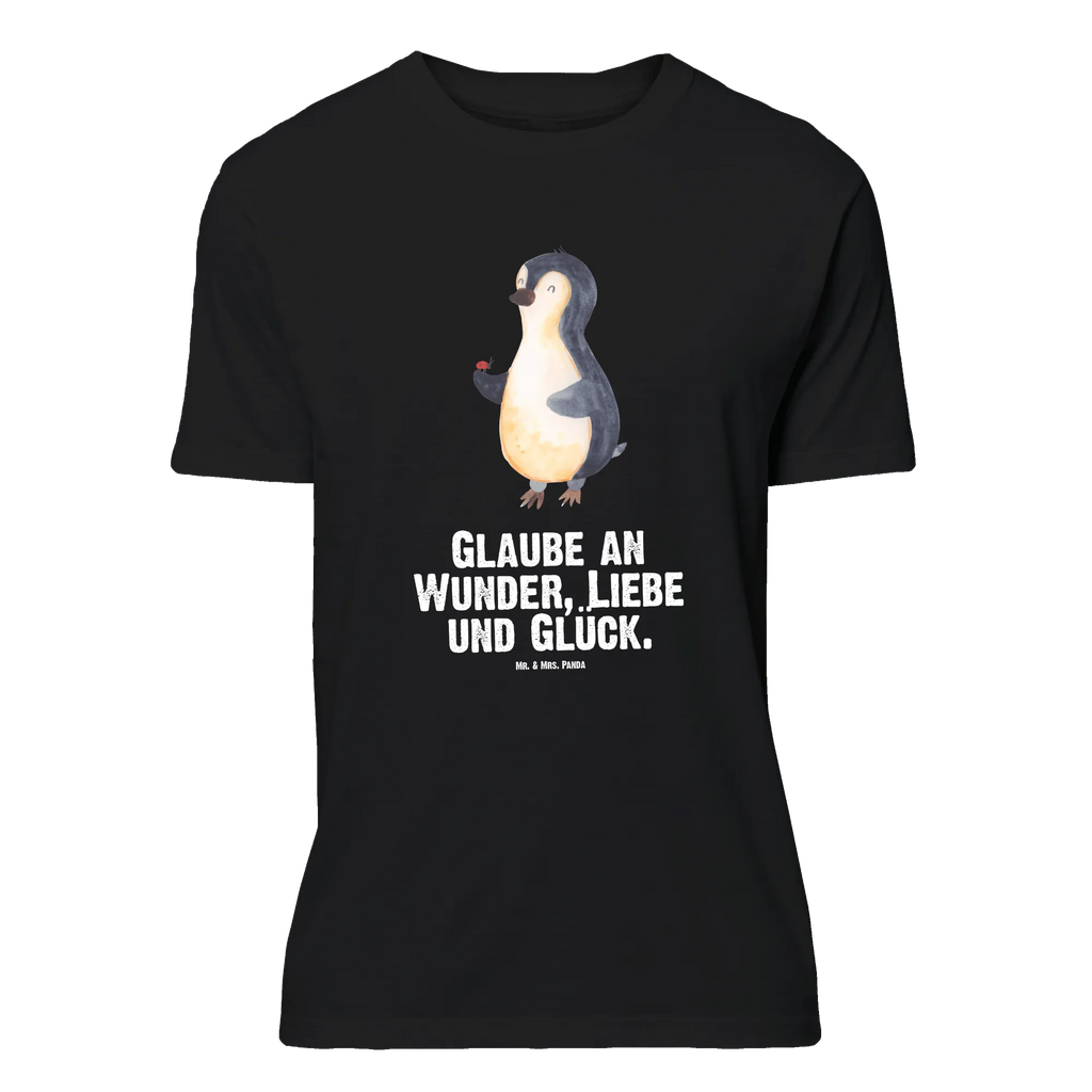 T-Shirt Standard Pinguin Marienkäfer T-Shirt, Shirt, Tshirt, Lustiges T-Shirt, T-Shirt mit Spruch, Party, Junggesellenabschied, Jubiläum, Geburstag, Herrn, Damen, Männer, Frauen, Schlafshirt, Nachthemd, Sprüche, Pinguin, Pinguine, Marienkäfer, Liebe, Wunder, Glück, Freude, Lebensfreude