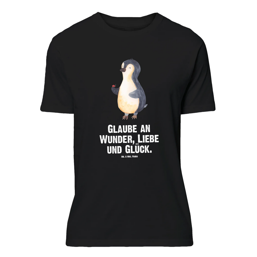 T-Shirt Standard Pinguin Marienkäfer T-Shirt, Shirt, Tshirt, Lustiges T-Shirt, T-Shirt mit Spruch, Party, Junggesellenabschied, Jubiläum, Geburstag, Herrn, Damen, Männer, Frauen, Schlafshirt, Nachthemd, Sprüche, Pinguin, Pinguine, Marienkäfer, Liebe, Wunder, Glück, Freude, Lebensfreude