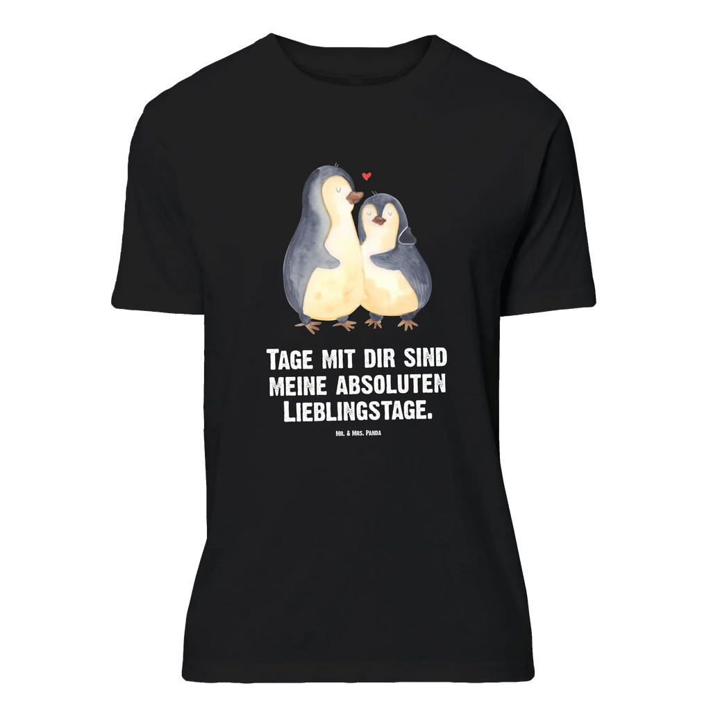 T-Shirt Standard Pinguin umarmend T-Shirt, Shirt, Tshirt, Lustiges T-Shirt, T-Shirt mit Spruch, Party, Junggesellenabschied, Jubiläum, Geburstag, Herrn, Damen, Männer, Frauen, Schlafshirt, Nachthemd, Sprüche, Pinguin, Liebe, Liebespaar, Liebesbeweis, Liebesgeschenk, Verlobung, Jahrestag, Hochzeitstag, Hochzeit, Hochzeitsgeschenk