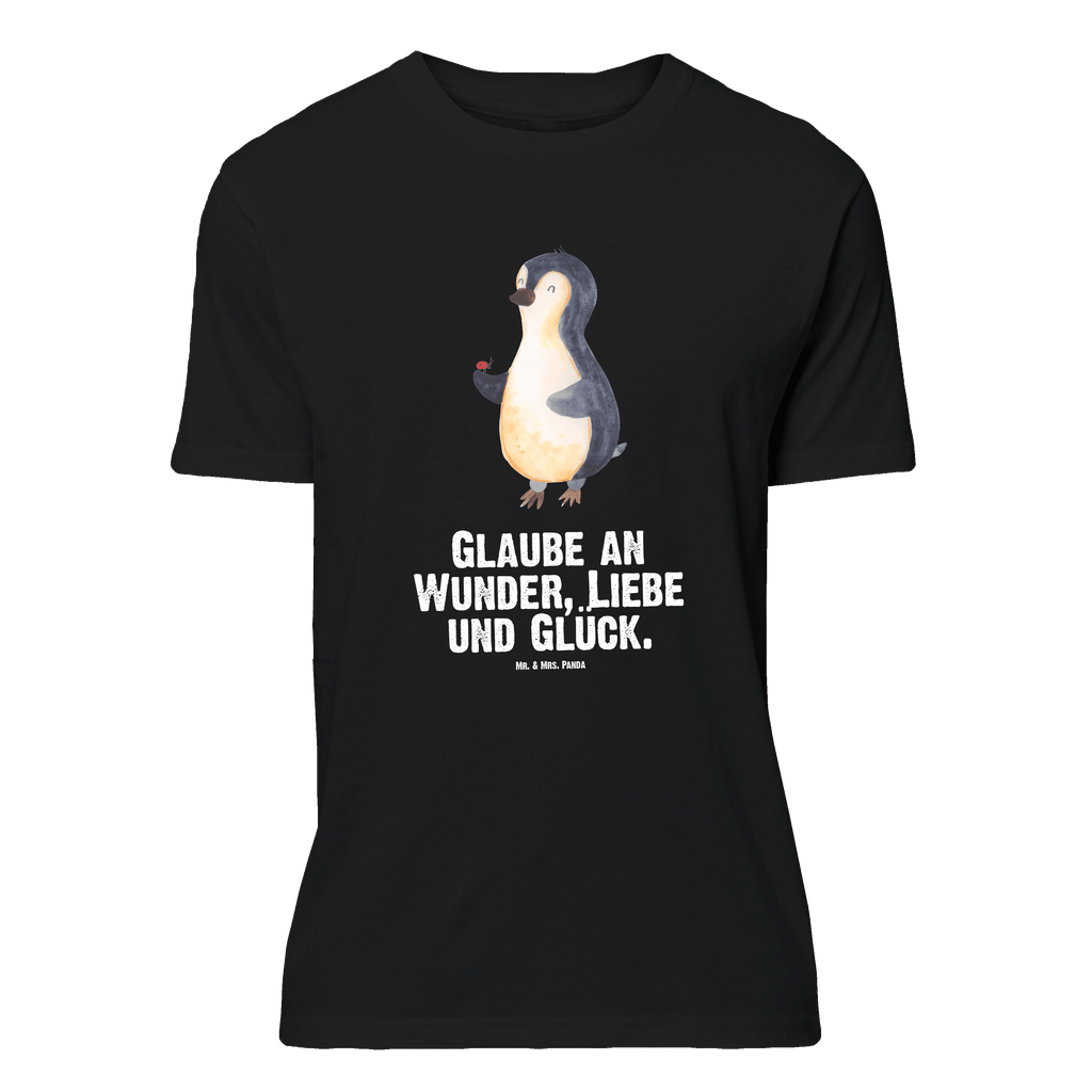 T-Shirt Standard Pinguin Marienkäfer T-Shirt, Shirt, Tshirt, Lustiges T-Shirt, T-Shirt mit Spruch, Party, Junggesellenabschied, Jubiläum, Geburstag, Herrn, Damen, Männer, Frauen, Schlafshirt, Nachthemd, Sprüche, Pinguin, Pinguine, Marienkäfer, Liebe, Wunder, Glück, Freude, Lebensfreude