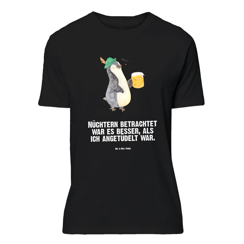 T-Shirt Standard Pinguin Bier T-Shirt, Shirt, Tshirt, Lustiges T-Shirt, T-Shirt mit Spruch, Party, Junggesellenabschied, Jubiläum, Geburstag, Herrn, Damen, Männer, Frauen, Schlafshirt, Nachthemd, Sprüche, Pinguin, Pinguine, Bier, Oktoberfest