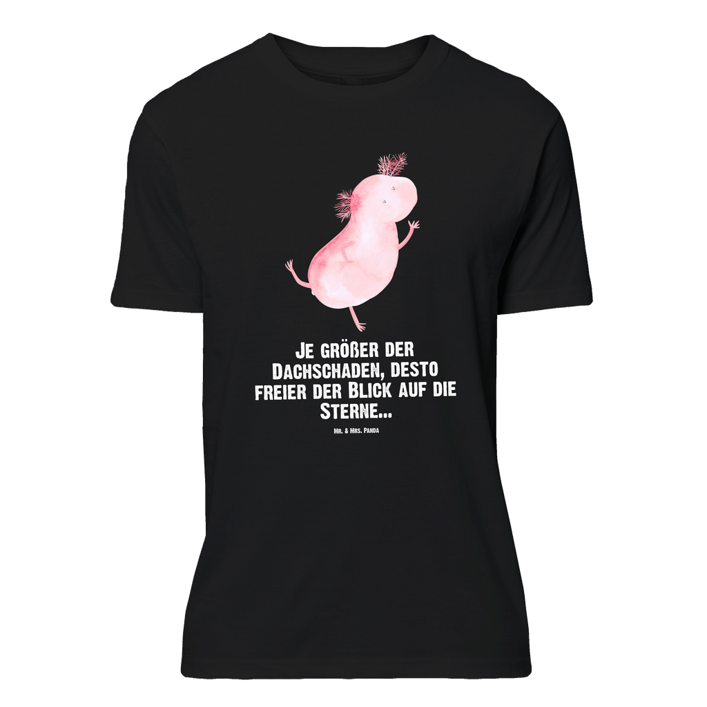 T-Shirt Standard Axolotl tanzt T-Shirt, Shirt, Tshirt, Lustiges T-Shirt, T-Shirt mit Spruch, Party, Junggesellenabschied, Jubiläum, Geburstag, Herrn, Damen, Männer, Frauen, Schlafshirt, Nachthemd, Sprüche, Axolotl, Molch, Axolot, Schwanzlurch, Lurch, Lurche, Dachschaden, Sterne, verrückt, Freundin, beste Freundin