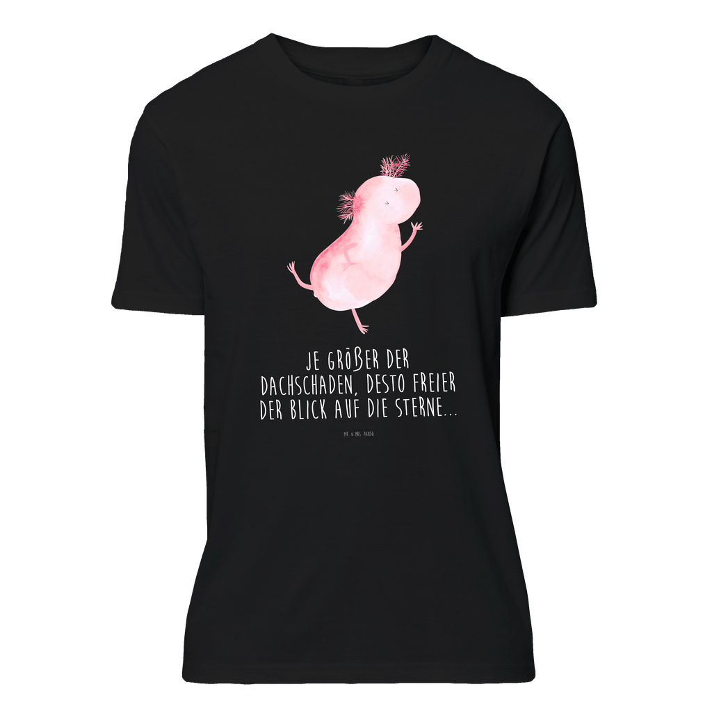 T-Shirt Standard Axolotl tanzt T-Shirt, Shirt, Tshirt, Lustiges T-Shirt, T-Shirt mit Spruch, Party, Junggesellenabschied, Jubiläum, Geburstag, Herrn, Damen, Männer, Frauen, Schlafshirt, Nachthemd, Sprüche, Axolotl, Molch, Axolot, Schwanzlurch, Lurch, Lurche, Dachschaden, Sterne, verrückt, Freundin, beste Freundin