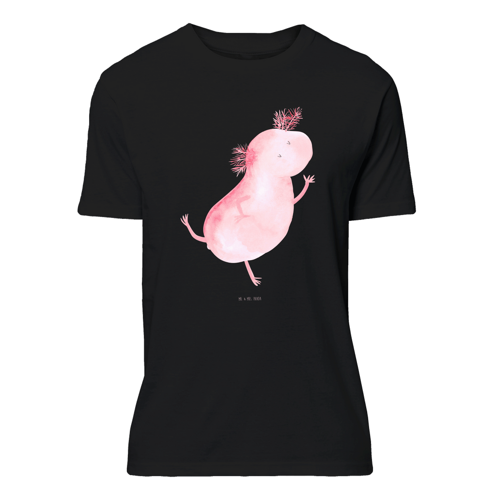 T-Shirt Standard Axolotl tanzt T-Shirt, Shirt, Tshirt, Lustiges T-Shirt, T-Shirt mit Spruch, Party, Junggesellenabschied, Jubiläum, Geburstag, Herrn, Damen, Männer, Frauen, Schlafshirt, Nachthemd, Sprüche, Axolotl, Molch, Axolot, Schwanzlurch, Lurch, Lurche, Dachschaden, Sterne, verrückt, Freundin, beste Freundin