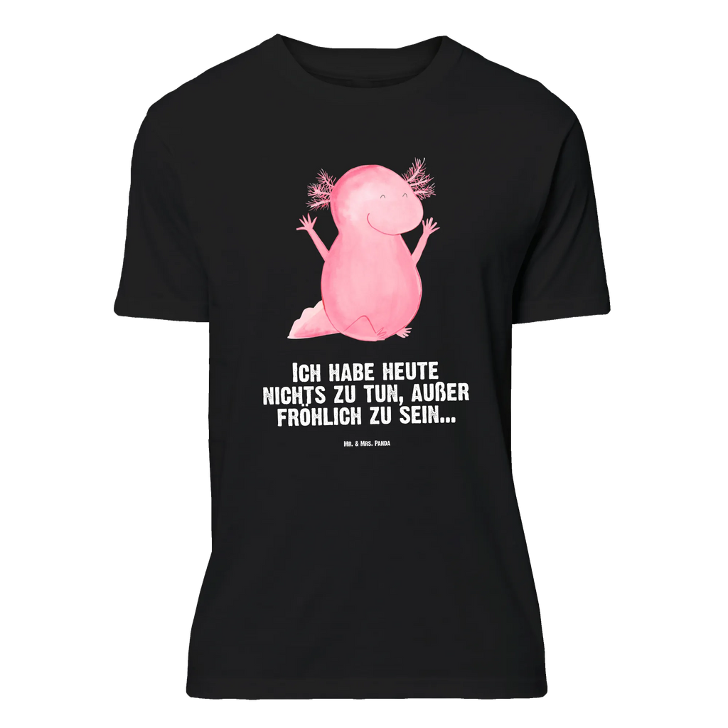 T-Shirt Standard Axolotl Hurra T-Shirt, Shirt, Tshirt, Lustiges T-Shirt, T-Shirt mit Spruch, Party, Junggesellenabschied, Jubiläum, Geburstag, Herrn, Damen, Männer, Frauen, Schlafshirt, Nachthemd, Sprüche, Axolotl, Molch, Axolot, Schwanzlurch, Lurch, Lurche, fröhlich, Spaß, Freude, Motivation, Zufriedenheit