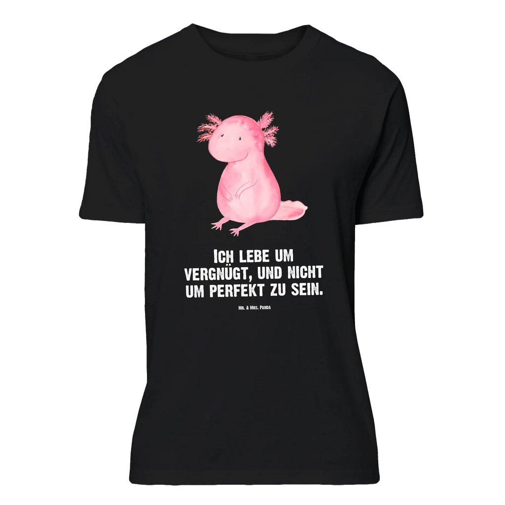 T-Shirt Standard Axolotl T-Shirt, Shirt, Tshirt, Lustiges T-Shirt, T-Shirt mit Spruch, Party, Junggesellenabschied, Jubiläum, Geburstag, Herrn, Damen, Männer, Frauen, Schlafshirt, Nachthemd, Sprüche, Axolotl, Molch, Axolot, vergnügt, fröhlich, zufrieden, Lebensstil, Weisheit, Lebensweisheit, Liebe, Freundin