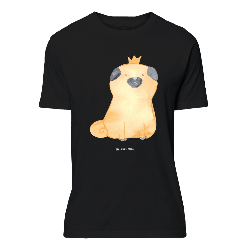 T-Shirt Standard Mops Krone T-Shirt, Shirt, Tshirt, Lustiges T-Shirt, T-Shirt mit Spruch, Party, Junggesellenabschied, Jubiläum, Geburstag, Herrn, Damen, Männer, Frauen, Schlafshirt, Nachthemd, Sprüche, Hund, Hundemotiv, Haustier, Hunderasse, Tierliebhaber, Hundebesitzer, Mops, allergisch, kinderlos, Hausregel, Hundebesitzer. Spruch, lustig