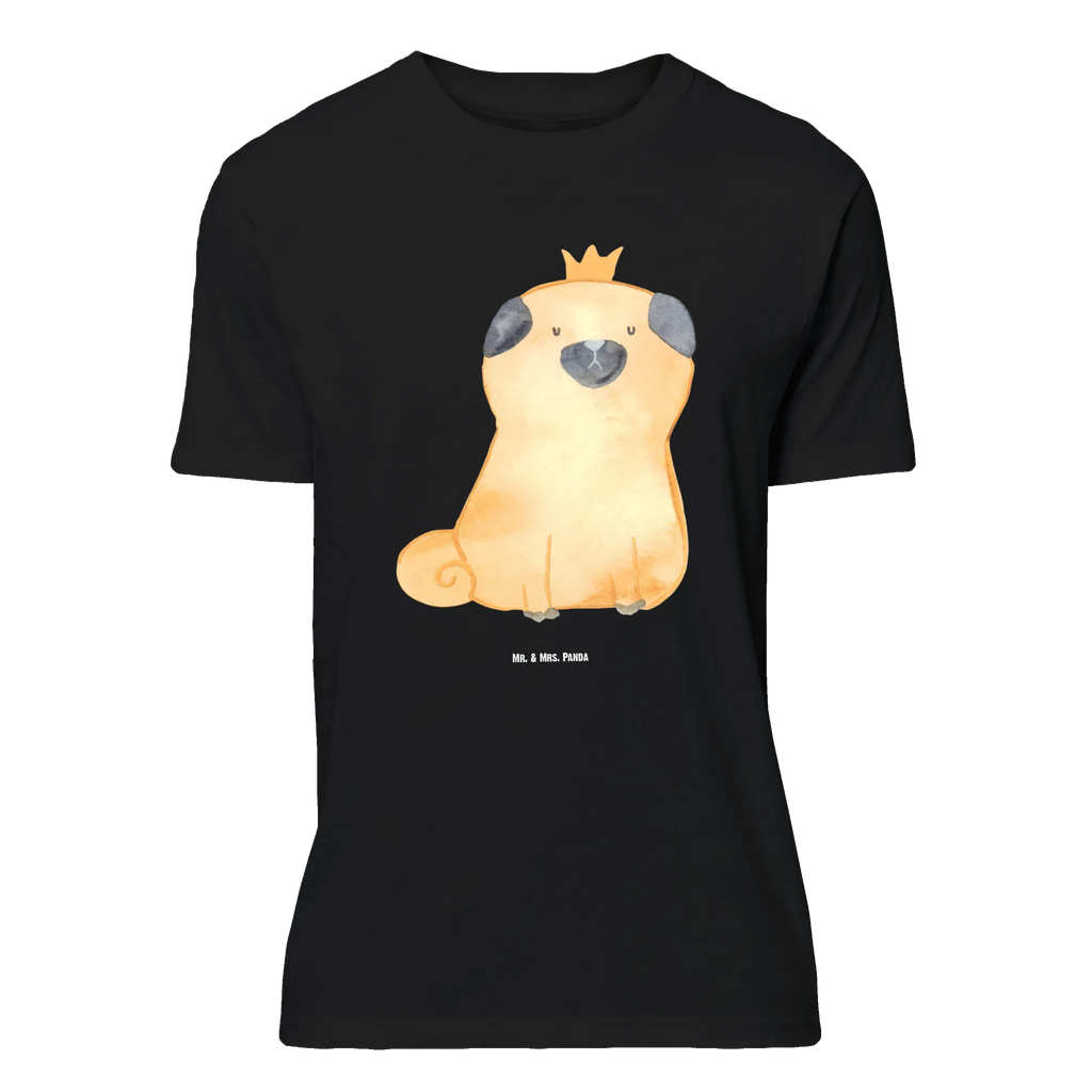 T-Shirt Standard Mops Krone T-Shirt, Shirt, Tshirt, Lustiges T-Shirt, T-Shirt mit Spruch, Party, Junggesellenabschied, Jubiläum, Geburstag, Herrn, Damen, Männer, Frauen, Schlafshirt, Nachthemd, Sprüche, Hund, Hundemotiv, Haustier, Hunderasse, Tierliebhaber, Hundebesitzer, Mops, allergisch, kinderlos, Hausregel, Hundebesitzer. Spruch, lustig