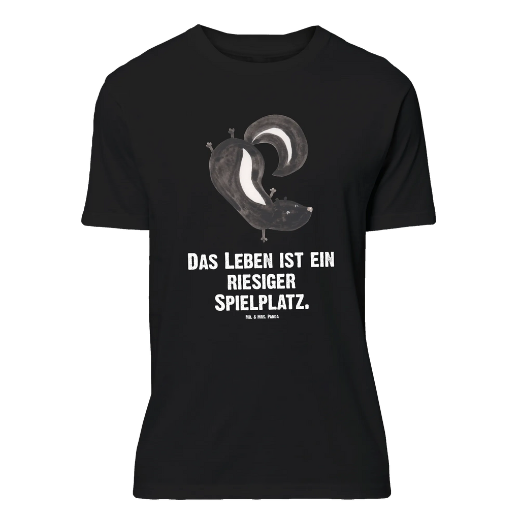 T-Shirt Standard Stinktier Handstand T-Shirt, Shirt, Tshirt, Lustiges T-Shirt, T-Shirt mit Spruch, Party, Junggesellenabschied, Jubiläum, Geburstag, Herrn, Damen, Männer, Frauen, Schlafshirt, Nachthemd, Sprüche, Stinktier, Skunk, Wildtier, Raubtier, Stinker, Stinki, Spielplatz, verpielt, Kind