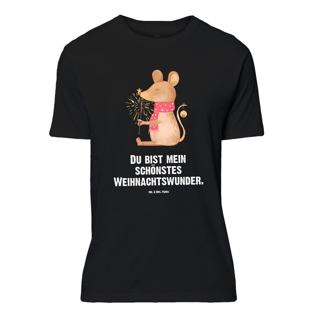 T-Shirt Standard Weihnachtsmaus T-Shirt, Shirt, Tshirt, Lustiges T-Shirt, T-Shirt mit Spruch, Party, Junggesellenabschied, Jubiläum, Geburstag, Herrn, Damen, Männer, Frauen, Schlafshirt, Nachthemd, Sprüche, Winter, Weihnachten, Weihnachtsdeko, Nikolaus, Advent, Heiligabend, Wintermotiv, Frohe Weihnachten, Weihnachtsgruß, Weihnachtsmotiv, Maus, Mäuschen, Weihnachtswunder