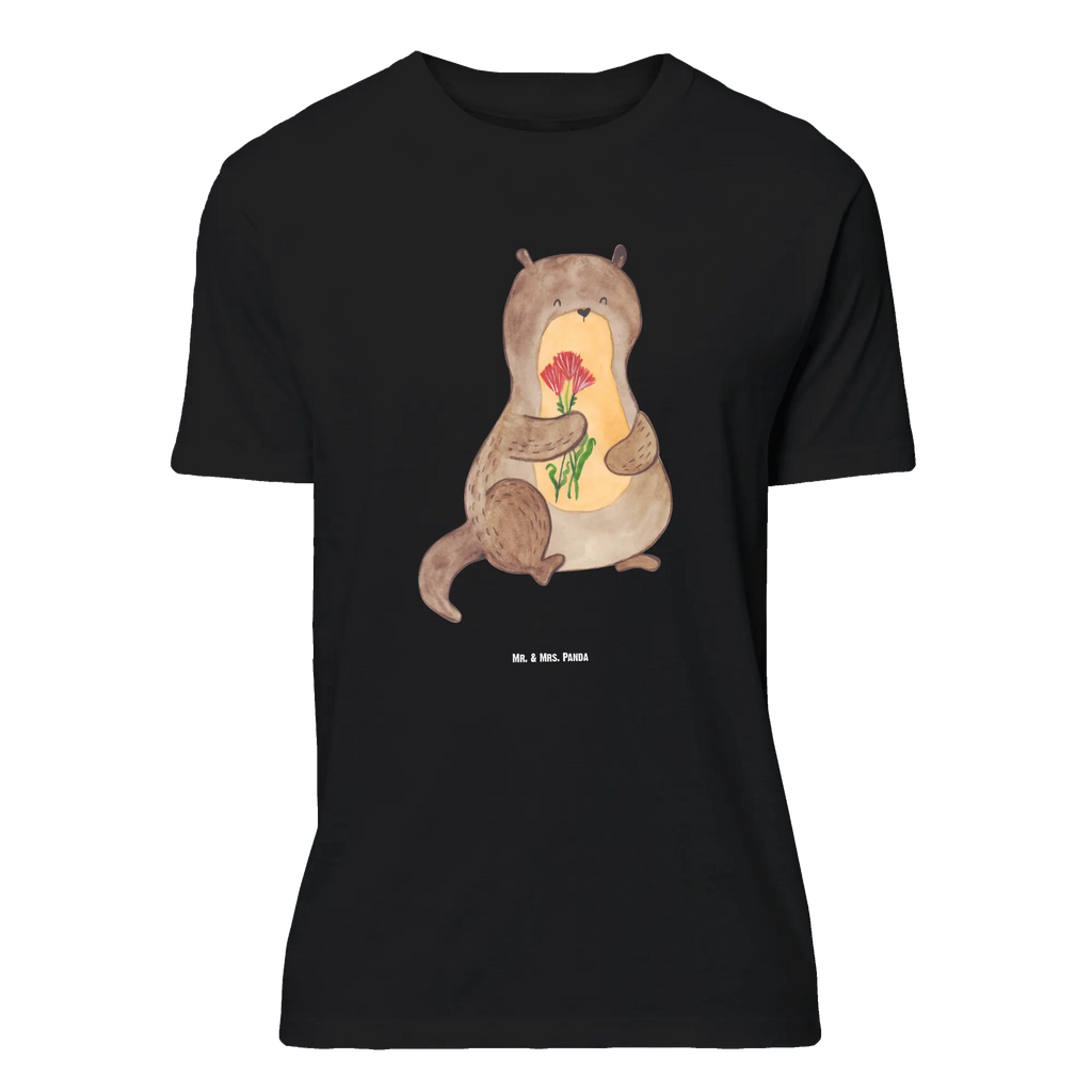 T-Shirt Standard Otter Blumenstrauß T-Shirt, Shirt, Tshirt, Lustiges T-Shirt, T-Shirt mit Spruch, Party, Junggesellenabschied, Jubiläum, Geburstag, Herrn, Damen, Männer, Frauen, Schlafshirt, Nachthemd, Sprüche, Otter, Fischotter, Seeotter, Otter Seeotter See Otter