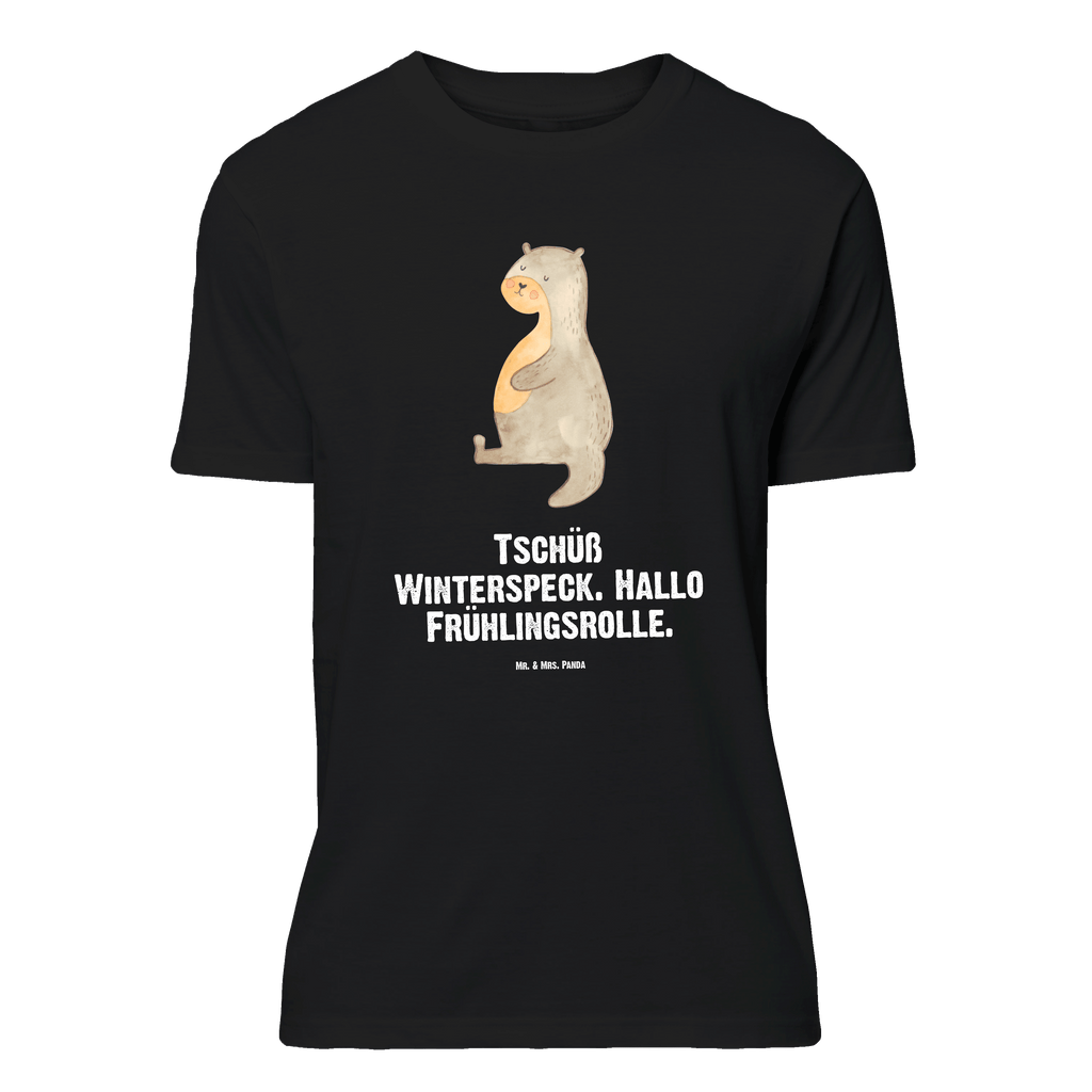 T-Shirt Standard Otter Bauch T-Shirt, Shirt, Tshirt, Lustiges T-Shirt, T-Shirt mit Spruch, Party, Junggesellenabschied, Jubiläum, Geburstag, Herrn, Damen, Männer, Frauen, Schlafshirt, Nachthemd, Sprüche, Otter, Fischotter, Seeotter, Otter Seeotter See Otter