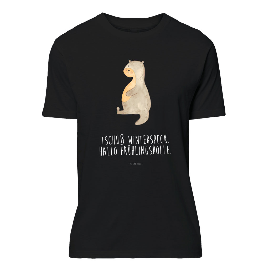 T-Shirt Standard Otter Bauch T-Shirt, Shirt, Tshirt, Lustiges T-Shirt, T-Shirt mit Spruch, Party, Junggesellenabschied, Jubiläum, Geburstag, Herrn, Damen, Männer, Frauen, Schlafshirt, Nachthemd, Sprüche, Otter, Fischotter, Seeotter, Otter Seeotter See Otter