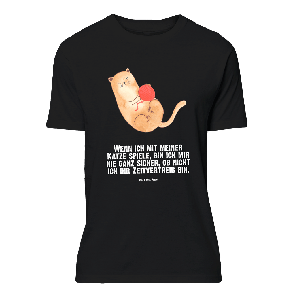 T-Shirt Standard Katze Wolle T-Shirt, Shirt, Tshirt, Lustiges T-Shirt, T-Shirt mit Spruch, Party, Junggesellenabschied, Jubiläum, Geburstag, Herrn, Damen, Männer, Frauen, Schlafshirt, Nachthemd, Sprüche, Katze, Katzenmotiv, Katzenfan, Katzendeko, Katzenfreund, Katzenliebhaber, Katzenprodukte, Katzenartikel, Katzenaccessoires, Katzensouvenirs, Katzenliebhaberprodukte, Katzenmotive, Katzen, Kater, Mietze, Cat, Cats, Katzenhalter, Katzenbesitzerin, Haustier, Wollknäuel, Wolle, Spielen, Spiel, verspielt