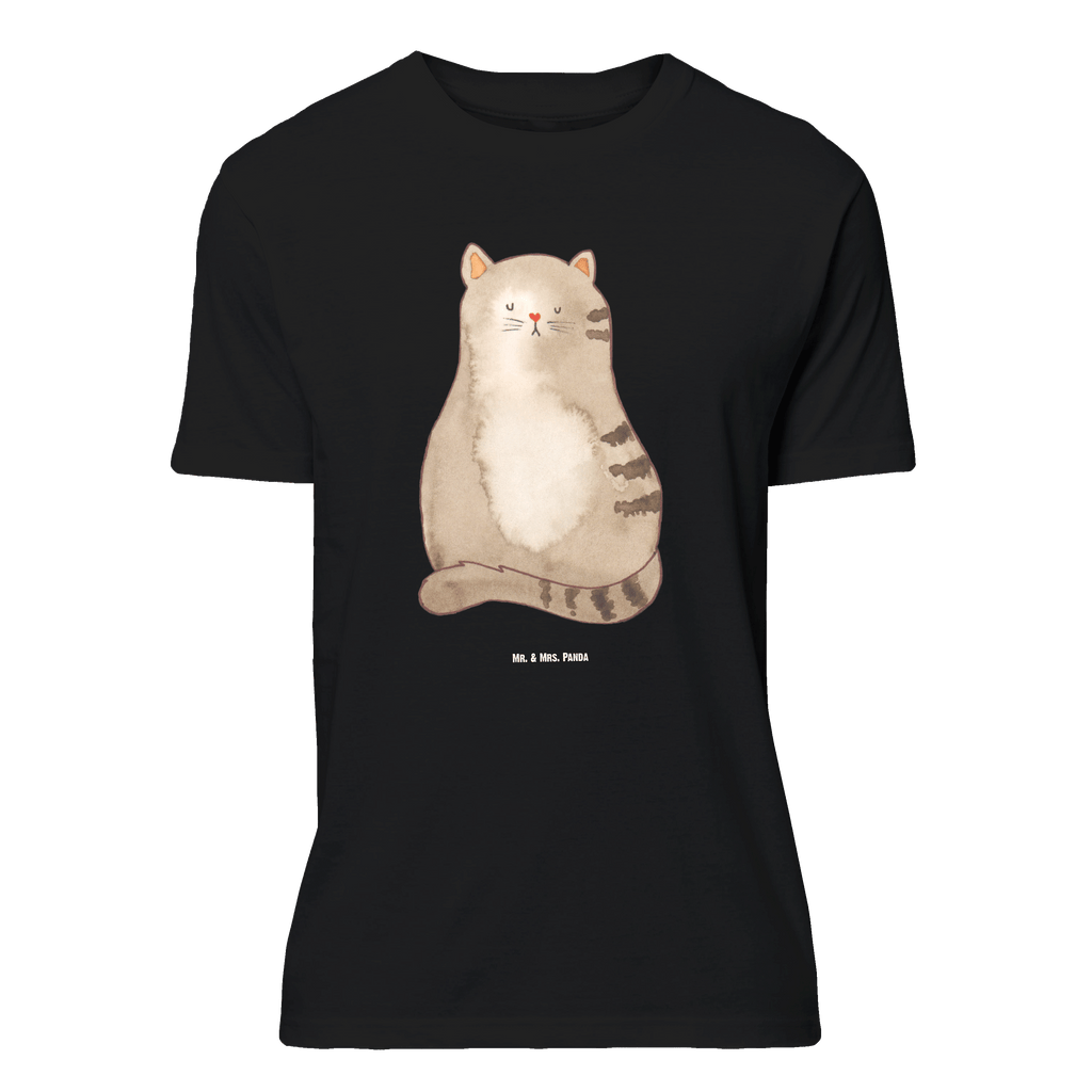 T-Shirt Standard Katze Sitzen T-Shirt, Shirt, Tshirt, Lustiges T-Shirt, T-Shirt mit Spruch, Party, Junggesellenabschied, Jubiläum, Geburstag, Herrn, Damen, Männer, Frauen, Schlafshirt, Nachthemd, Sprüche, Katze, Katzenmotiv, Katzenfan, Katzendeko, Katzenfreund, Katzenliebhaber, Katzenprodukte, Katzenartikel, Katzenaccessoires, Katzensouvenirs, Katzenliebhaberprodukte, Katzenmotive, Katzen, Kater, Mietze, Cat, Cats, Katzenhalter, Katzenbesitzerin, Haustier, Katzenliebe, Lebensinhalt, Liebe, Mittelpunkt, Familie