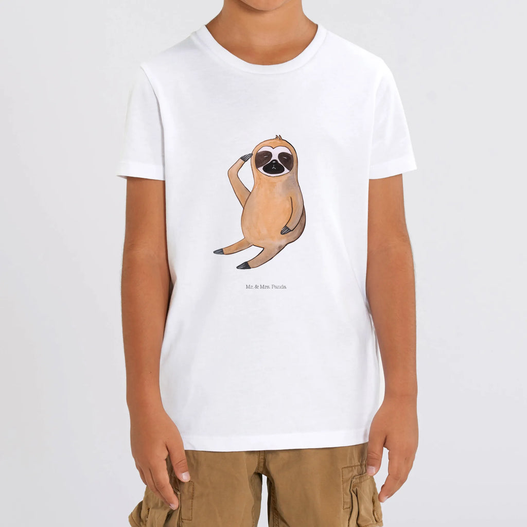 Organic Kinder T-Shirt Faultier Vogel zeigen Kinder T-Shirt, Kinder T-Shirt Mädchen, Kinder T-Shirt Jungen, Faultier, Faultier Geschenk, Faultier Deko, Faultiere, faul, Lieblingstier, Spinner, früher Vogel, der frühe Vogel, Frühaufsteher, Morgenmuffel, Vogel, Faultierwelt