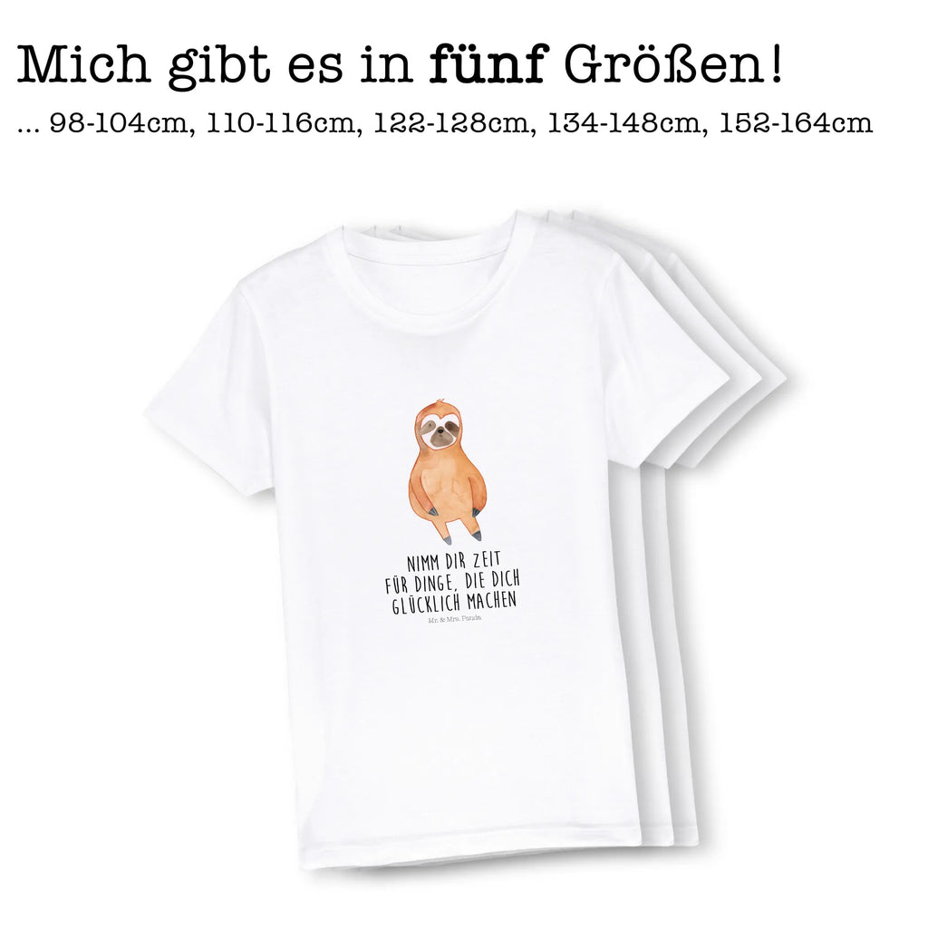 Organic Kinder T-Shirt Faultier Zufrieden Kinder T-Shirt, Kinder T-Shirt Mädchen, Kinder T-Shirt Jungen, Faultier, Faultier Geschenk, Faultier Deko, Faultiere, faul, Lieblingstier, Pause, relaxen, Glück, glücklich, zufrieden, happy, Zufriedenheit, Gelassenheit, Ruhe, Frieden