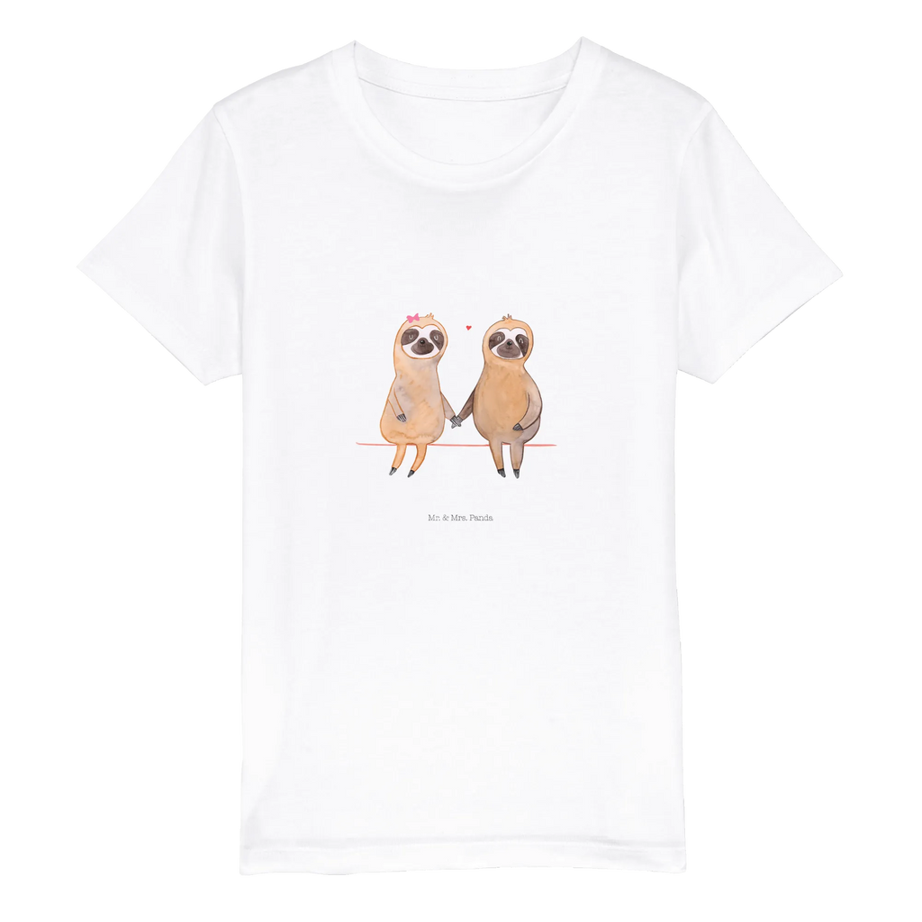 Organic Kinder T-Shirt Faultier Pärchen Kinder T-Shirt, Kinder T-Shirt Mädchen, Kinder T-Shirt Jungen, Faultier, Faultier Geschenk, Faultier Deko, Faultiere, faul, Lieblingstier, Liebe, Liebespaar, Faultierliebe, Faultierpärchen, verliebt, verlobt, gemeinsam, relaxen, Pärchen, Beziehung, Langsamkeit