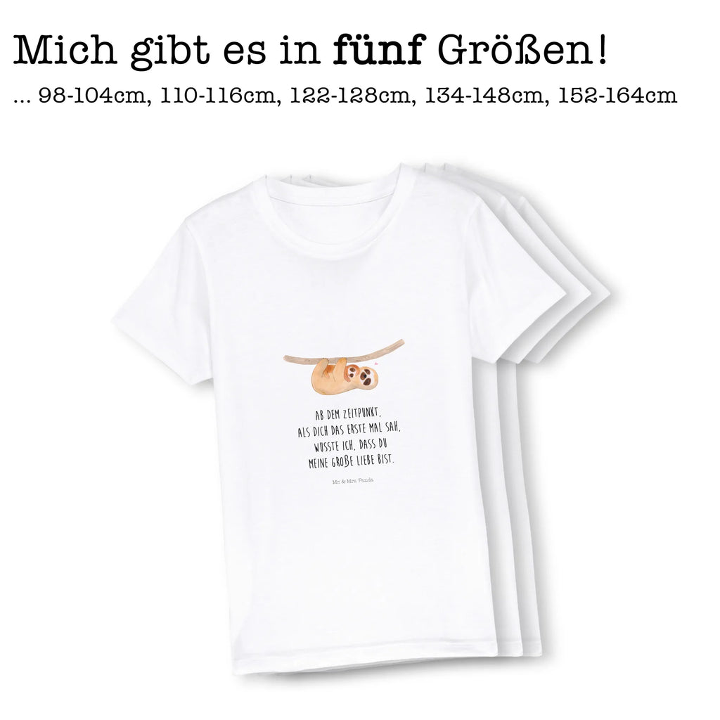 Organic Kinder T-Shirt Faultier mit Kind Kinder T-Shirt, Kinder T-Shirt Mädchen, Kinder T-Shirt Jungen, Faultier, Faultier Geschenk, Faultier Deko, Kind, Baby, Liebe, Mutter, Mama, Geburt, Kinder, Faulheit, Spaß, Niedlichkeit