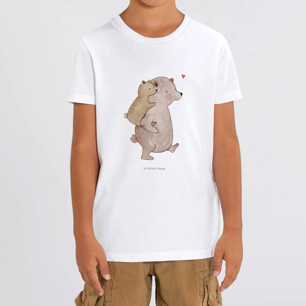 Organic Kinder T-Shirt Papa Bär Kinder T-Shirt, Kinder T-Shirt Mädchen, Kinder T-Shirt Jungen, Familie, Vatertag, Muttertag, Bruder, Schwester, Mama, Papa, Oma, Opa, Geschenk, Vater, Papi, Vati, Onkel, Geburtstag