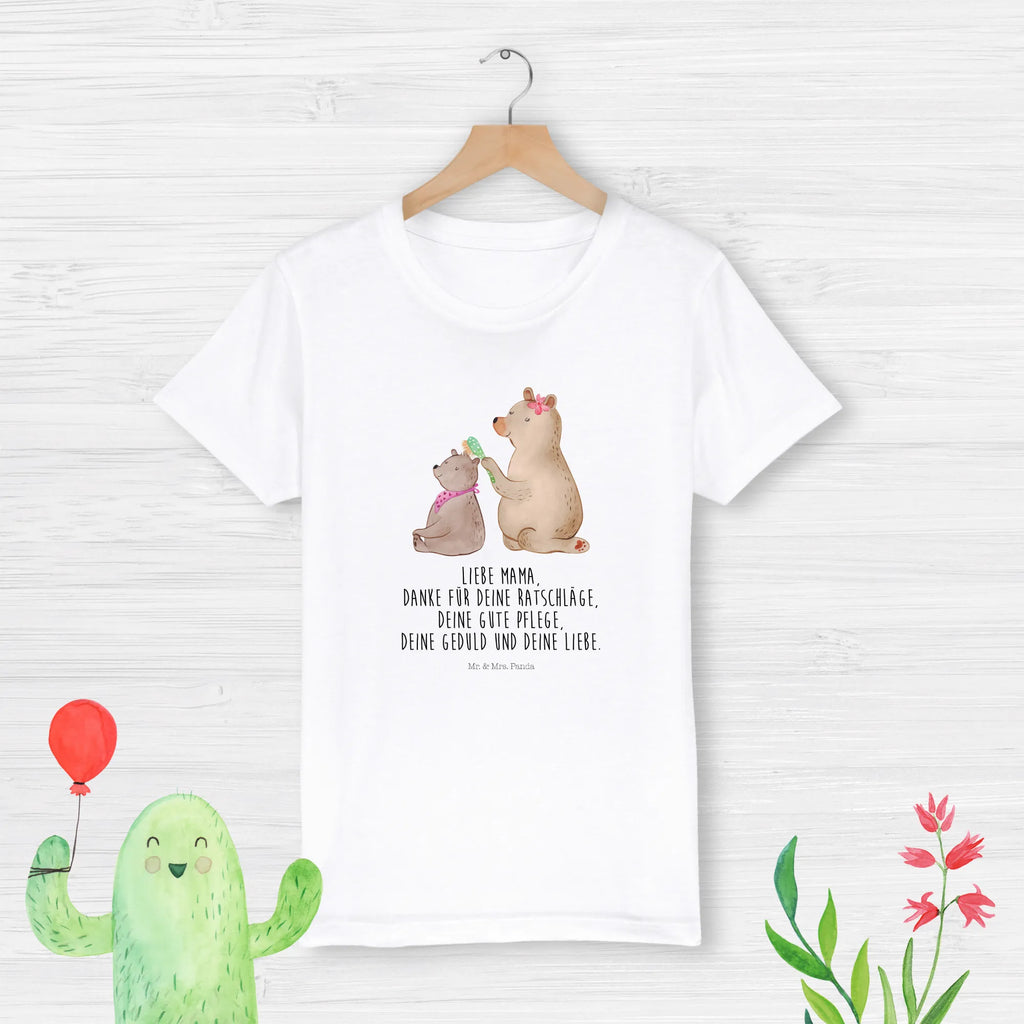 Organic Kinder T-Shirt Bär mit Kind Kinder T-Shirt, Kinder T-Shirt Mädchen, Kinder T-Shirt Jungen, Familie, Vatertag, Muttertag, Bruder, Schwester, Mama, Papa, Oma, Opa, Geschenk, Mutti, Mutter