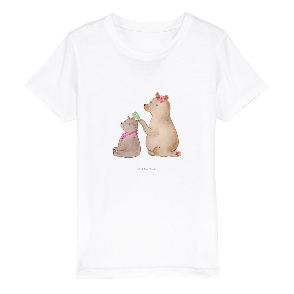 Organic Kinder T-Shirt Bär mit Kind Kinder T-Shirt, Kinder T-Shirt Mädchen, Kinder T-Shirt Jungen, Familie, Vatertag, Muttertag, Bruder, Schwester, Mama, Papa, Oma, Opa, Geschenk, Mutti, Mutter