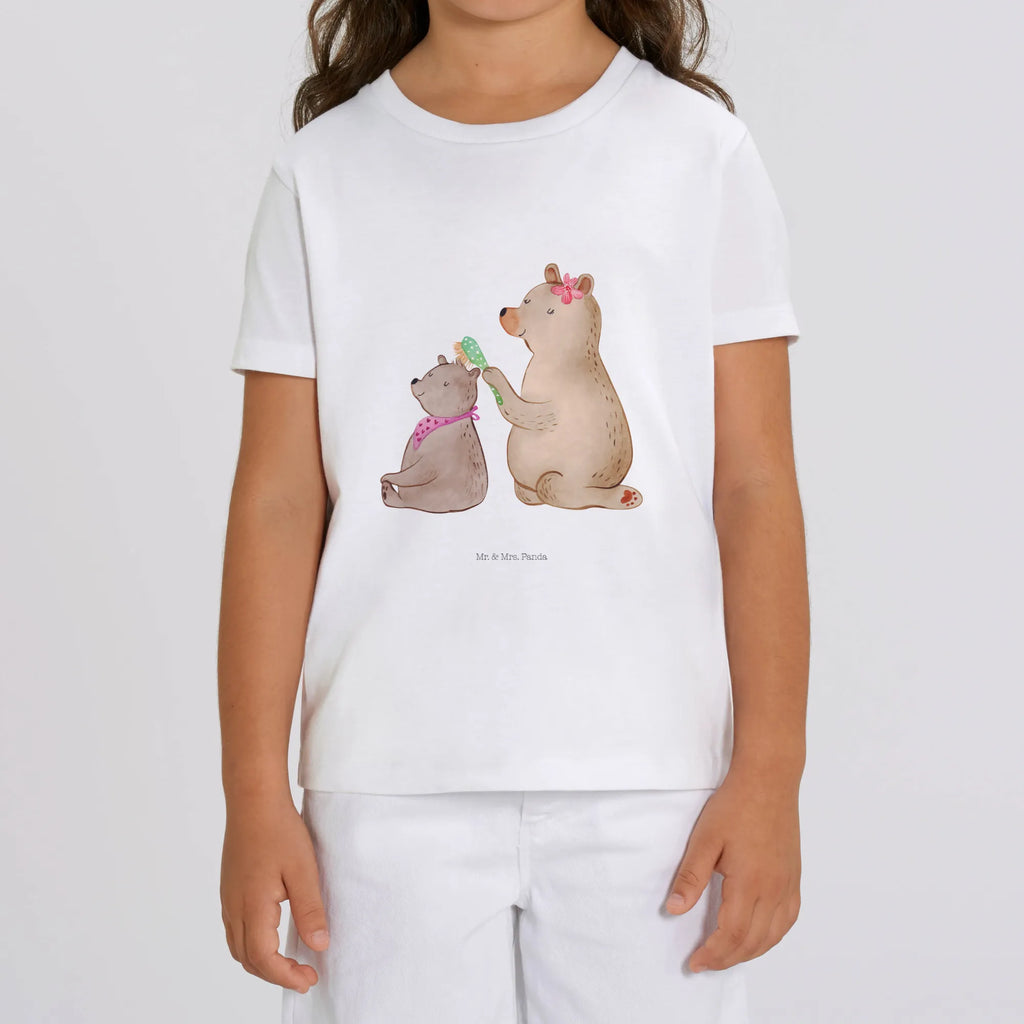 Organic Kinder T-Shirt Bär mit Kind Kinder T-Shirt, Kinder T-Shirt Mädchen, Kinder T-Shirt Jungen, Familie, Vatertag, Muttertag, Bruder, Schwester, Mama, Papa, Oma, Opa, Geschenk, Mutti, Mutter