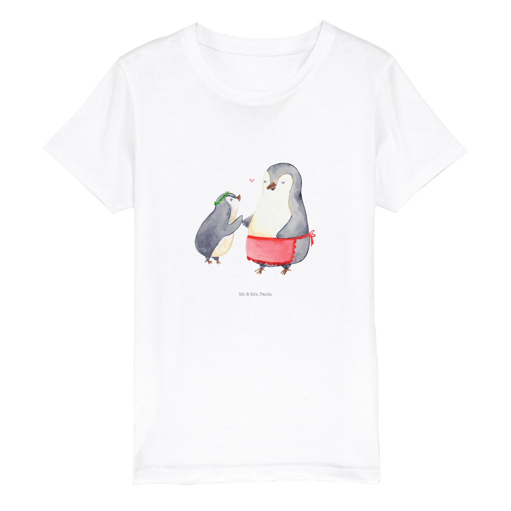 Organic Kinder T-Shirt Pinguin mit Kind Kinder T-Shirt, Kinder T-Shirt Mädchen, Kinder T-Shirt Jungen, Familie, Vatertag, Muttertag, Bruder, Schwester, Mama, Papa, Oma, Opa, Geschenk, Mami, Mutti, Mutter, Geburststag