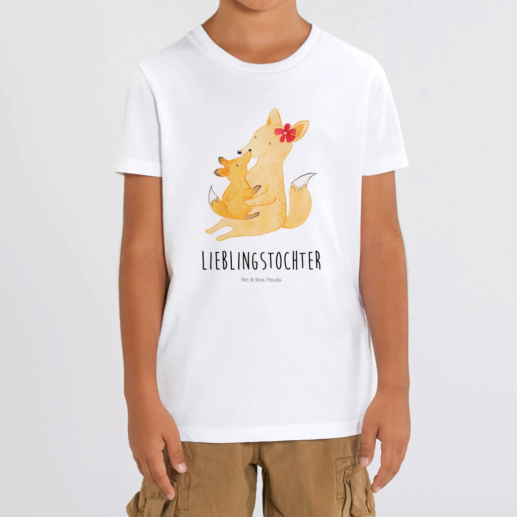 Organic Kinder T-Shirt Fuchs Mama Kinder T-Shirt, Kinder T-Shirt Mädchen, Kinder T-Shirt Jungen, Familie, Vatertag, Muttertag, Bruder, Schwester, Mama, Papa, Oma, Opa, Mutter, Tochter, Lieblingstochter, Beste Tochter, Geschenk