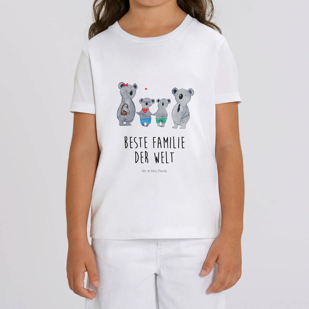 Organic Kinder T-Shirt Koala Familie zwei Kinder T-Shirt, Kinder T-Shirt Mädchen, Kinder T-Shirt Jungen, Familie, Vatertag, Muttertag, Bruder, Schwester, Mama, Papa, Oma, Opa, Koala, Koalabär, beste Familie, Familienzeit, Familienleben, Koalafamilie, Lieblingsfamilie