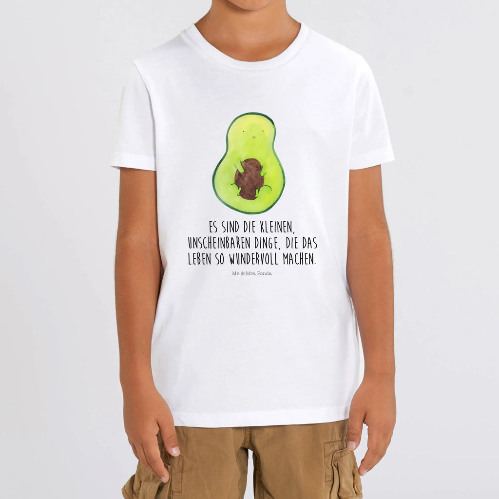 Organic Kinder T-Shirt Avocado Kern Kinder T-Shirt, Kinder T-Shirt Mädchen, Kinder T-Shirt Jungen, Avocado, Veggie, Vegan, Gesund, Avokado, Avocadokern, Kern, Pflanze, Spruch Leben