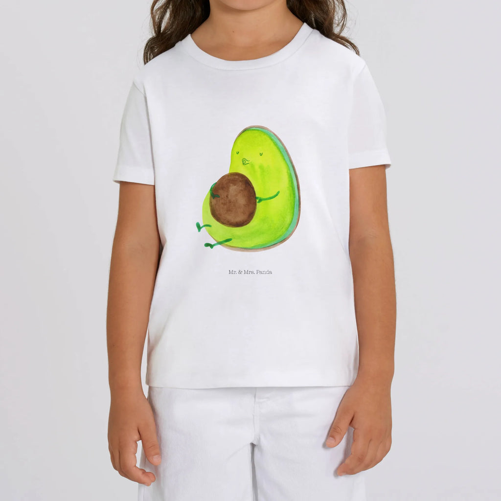 Organic Kinder T-Shirt Avocado Pfeifen Kinder T-Shirt, Kinder T-Shirt Mädchen, Kinder T-Shirt Jungen, Avocado, Veggie, Vegan, Gesund, Diät, Abnehmen, Ernährung, dick sein