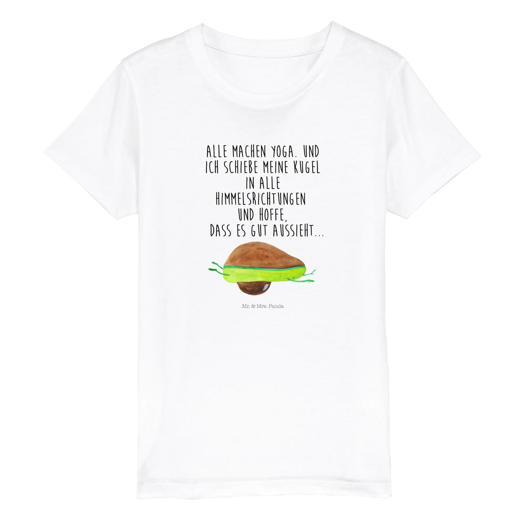 Organic Kinder T-Shirt Avocado Yoga Kinder T-Shirt, Kinder T-Shirt Mädchen, Kinder T-Shirt Jungen, Avocado, Veggie, Vegan, Gesund, Avocado Yoga Vegan