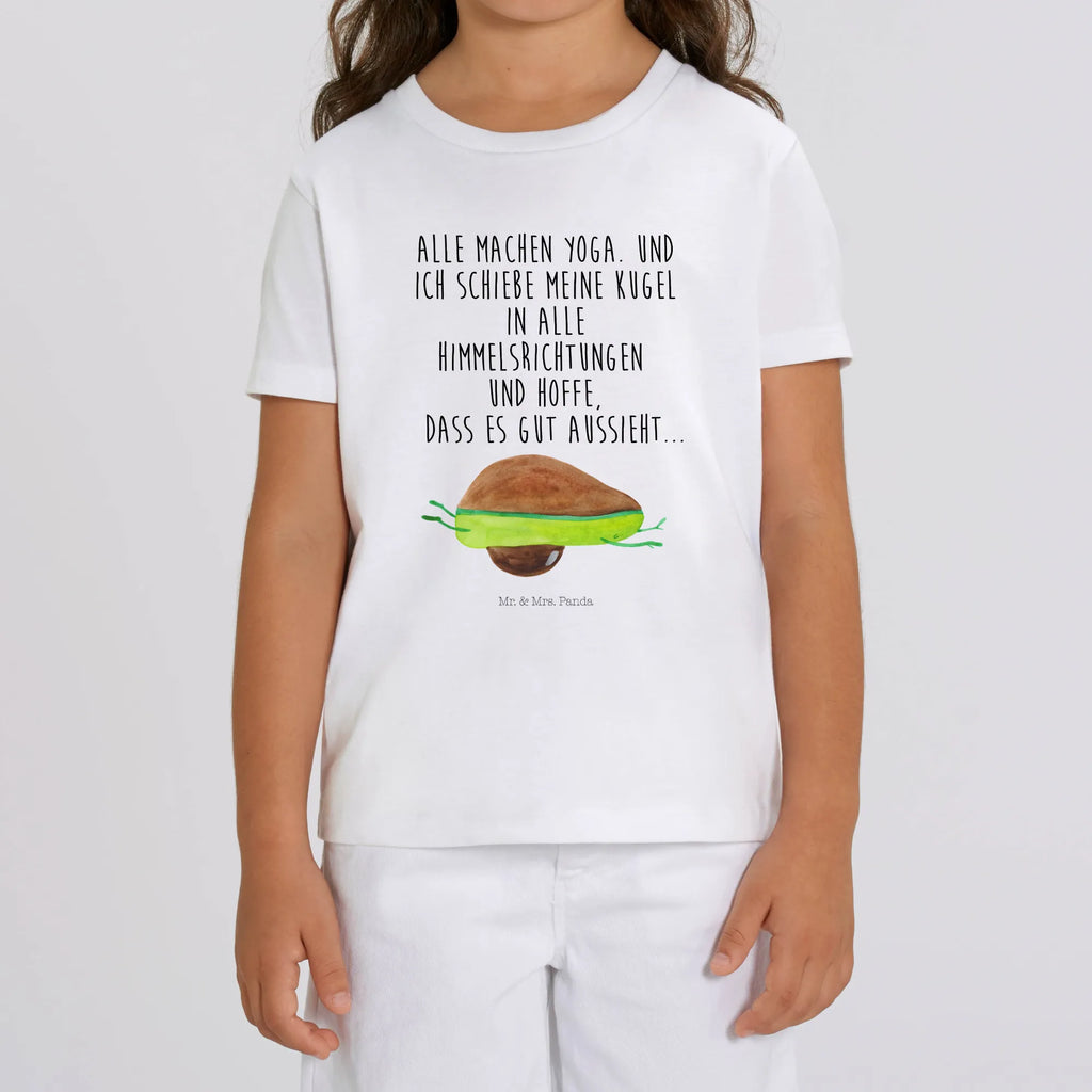 Organic Kinder T-Shirt Avocado Yoga Kinder T-Shirt, Kinder T-Shirt Mädchen, Kinder T-Shirt Jungen, Avocado, Veggie, Vegan, Gesund, Avocado Yoga Vegan