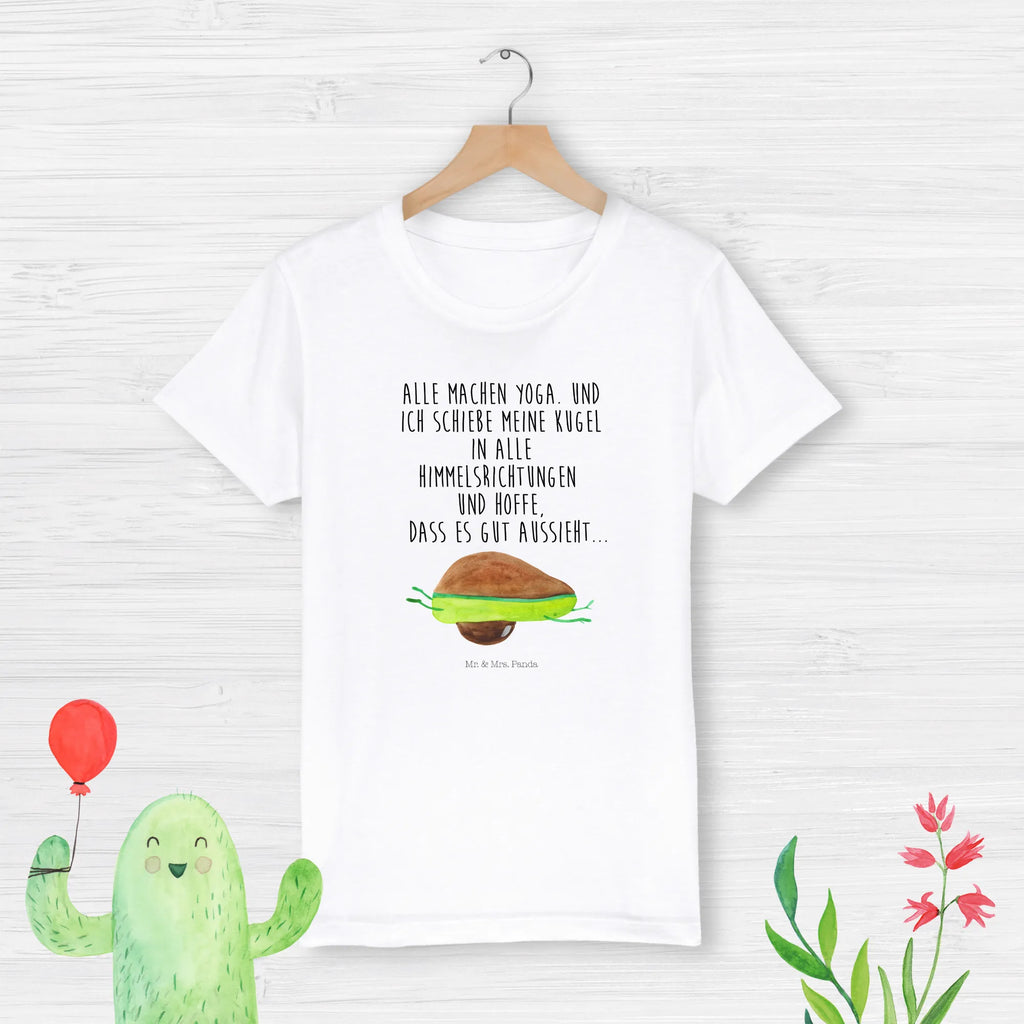 Organic Kinder T-Shirt Avocado Yoga Kinder T-Shirt, Kinder T-Shirt Mädchen, Kinder T-Shirt Jungen, Avocado, Veggie, Vegan, Gesund, Avocado Yoga Vegan