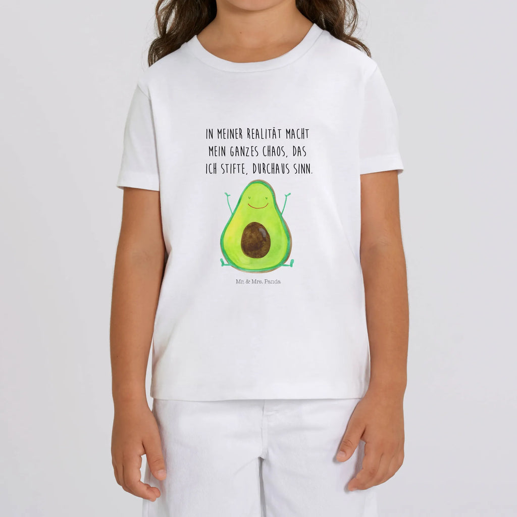 Organic Kinder T-Shirt Avocado Glücklich Kinder T-Shirt, Kinder T-Shirt Mädchen, Kinder T-Shirt Jungen, Avocado, Veggie, Vegan, Gesund, Chaos