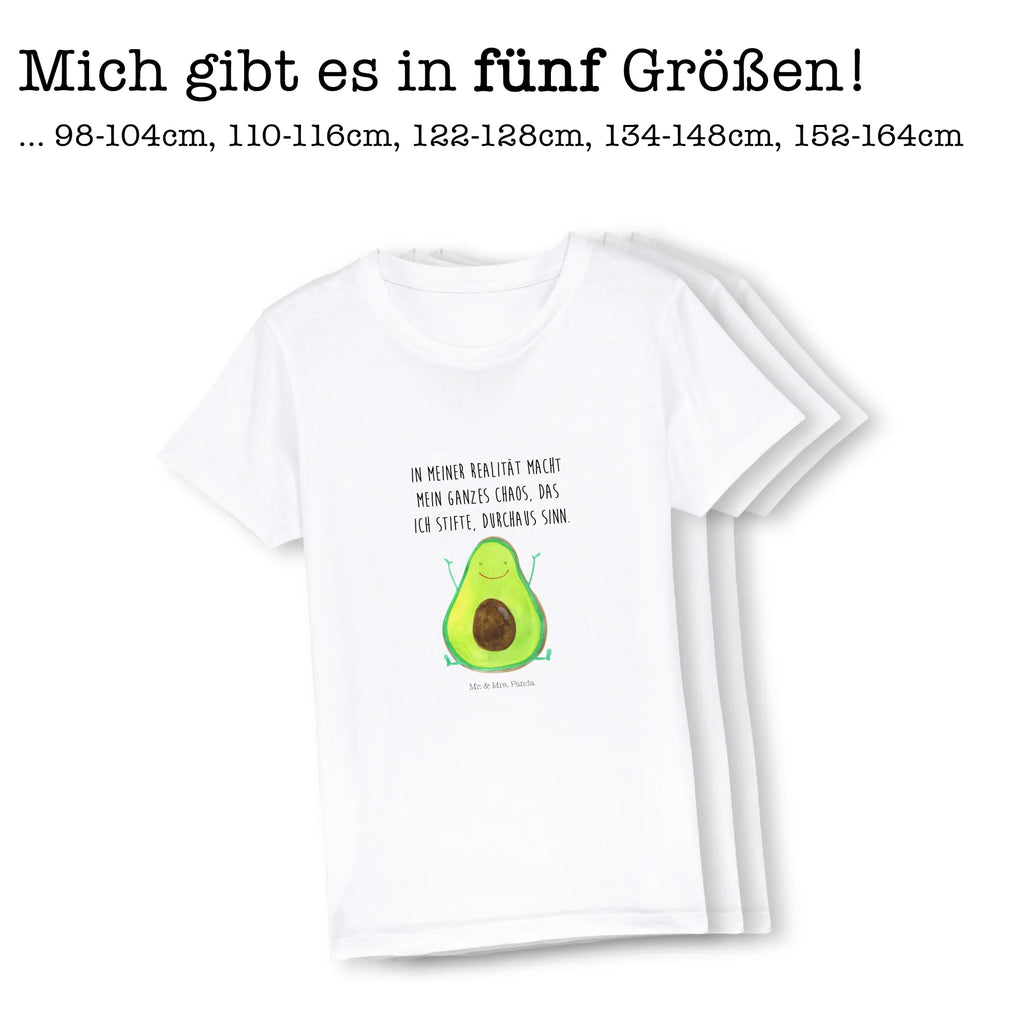 Organic Kinder T-Shirt Avocado Glücklich Kinder T-Shirt, Kinder T-Shirt Mädchen, Kinder T-Shirt Jungen, Avocado, Veggie, Vegan, Gesund, Chaos