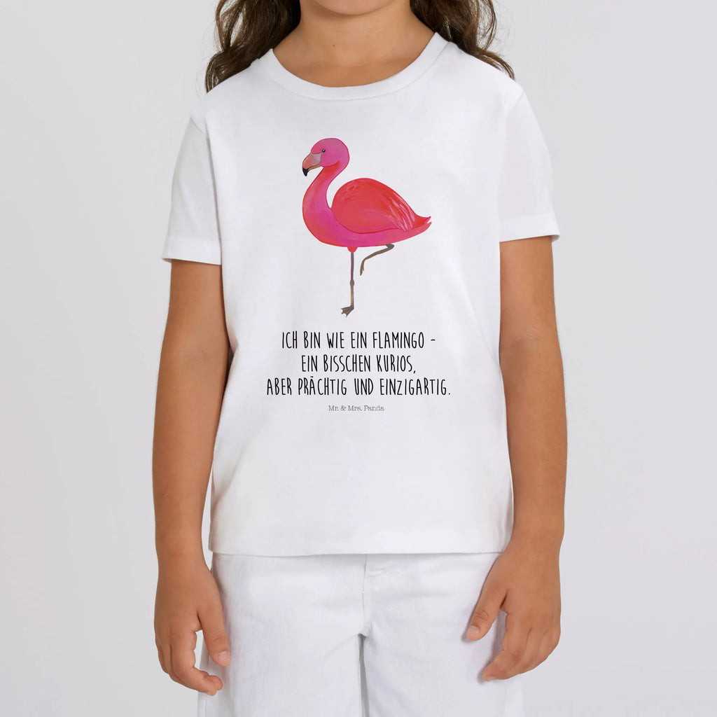 Organic Kinder T-Shirt Flamingo Classic Kinder T-Shirt, Kinder T-Shirt Mädchen, Kinder T-Shirt Jungen, Flamingo, Einzigartig, Selbstliebe, Stolz, ich, für mich, Spruch, Freundin, Freundinnen, Außenseiter, Sohn, Tochter, Geschwister