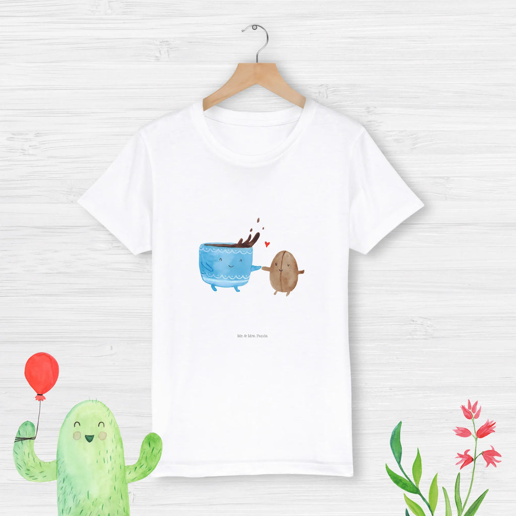 Organic Kinder T-Shirt Kaffee Bohne Kinder T-Shirt, Kinder T-Shirt Mädchen, Kinder T-Shirt Jungen, Tiermotive, Gute Laune, lustige Sprüche, Tiere, Kaffee, Kaffeebohne, Genuss, Zufriedenheit, Glück