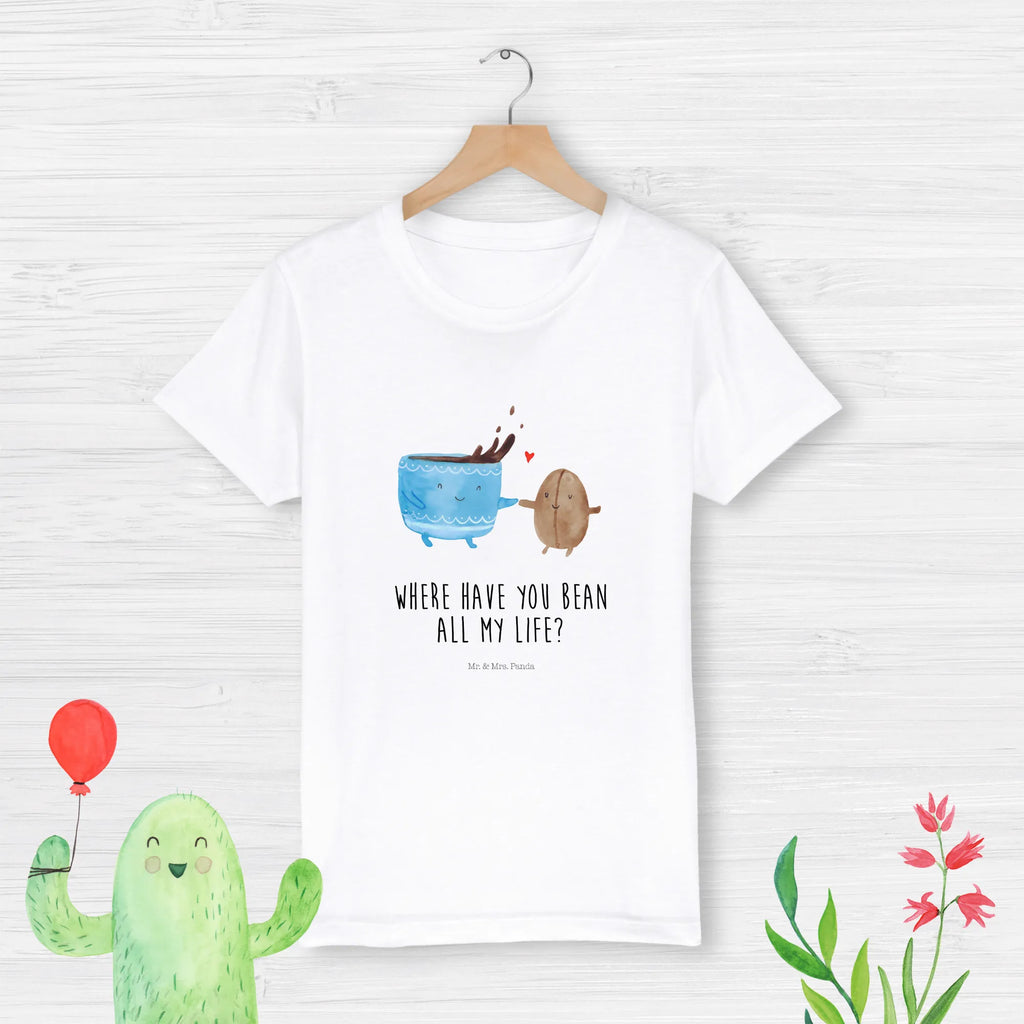 Organic Kinder T-Shirt Kaffee Bohne Kinder T-Shirt, Kinder T-Shirt Mädchen, Kinder T-Shirt Jungen, Tiermotive, Gute Laune, lustige Sprüche, Tiere, Kaffee, Kaffeebohne, Genuss, Zufriedenheit, Glück